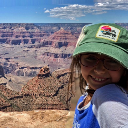 Maya at the Grand Canyon